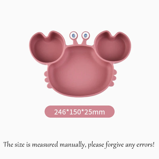 Baby Safe Silicone Dining Plate Suction